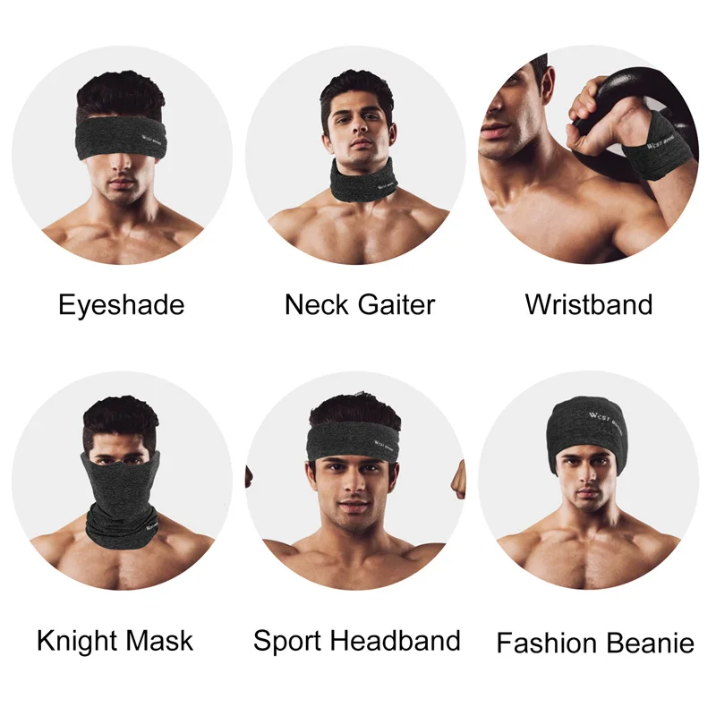 

WEST BIKING Bicycle Face Mask Neck Gaiter With Headband Winter Outdoor Sports Neck Warm Scarf Half Face Mask Cycling Equipment