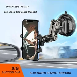VIKEFON Car Phone Mount Video Recording Universal Magic Arm Suction Car Phone Holder Mount Windshield Window Glass Vlog Shooting