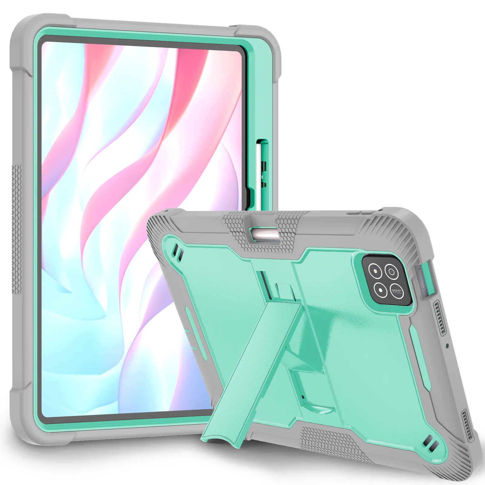 

For Xiaomi Mi Pad Case 8 7 6 Redmi Pad2 SE 11 8.7 Pro 12.1 inch for POCO Pad Stand Tablet Case Thick Shockproof Cover