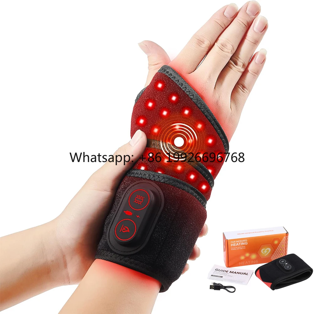

Heating Wrist Thumb Brace Red Light Therapy Massage Belt for Arthritis and Carpal Tunnel Relief Comfortable Hand Heating Pad