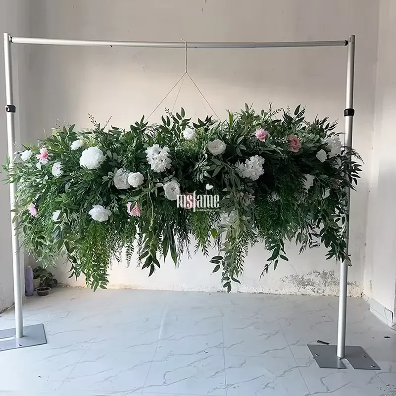 Round Artificial Green Leaves Hanging Vine Ceiling Decoration Floral Arrangement for Wedding Home Decor Faux Plant Wall Faux