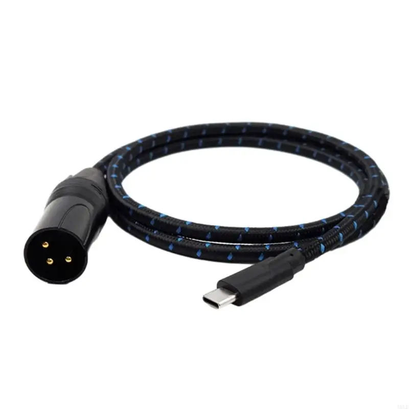 

A9LF Nylon Braided Cord Quality TypeC to XL Cable TypeC Cable Nylon Braides Suitable for Smartphones & Tablets