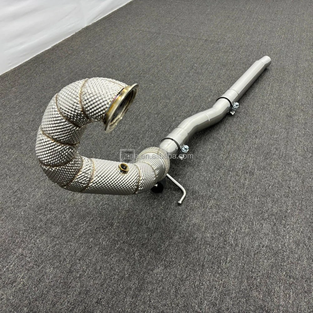 ACE Für VW Golf MK7 MK7.5 R 2.0T 2015-2019 Maßgefertigtes Hochleistungs-Edelstahl-Auspuff-Downpipe – Detail 8