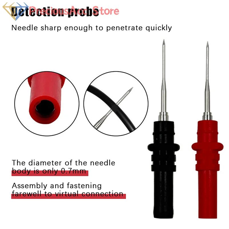1/2/10 قطعة مجموعة دبابيس التحقيق أداة إصلاح الملحقات السيارات التشخيص اختبار التحقيق ثقب الإبر راسم الذبذبات