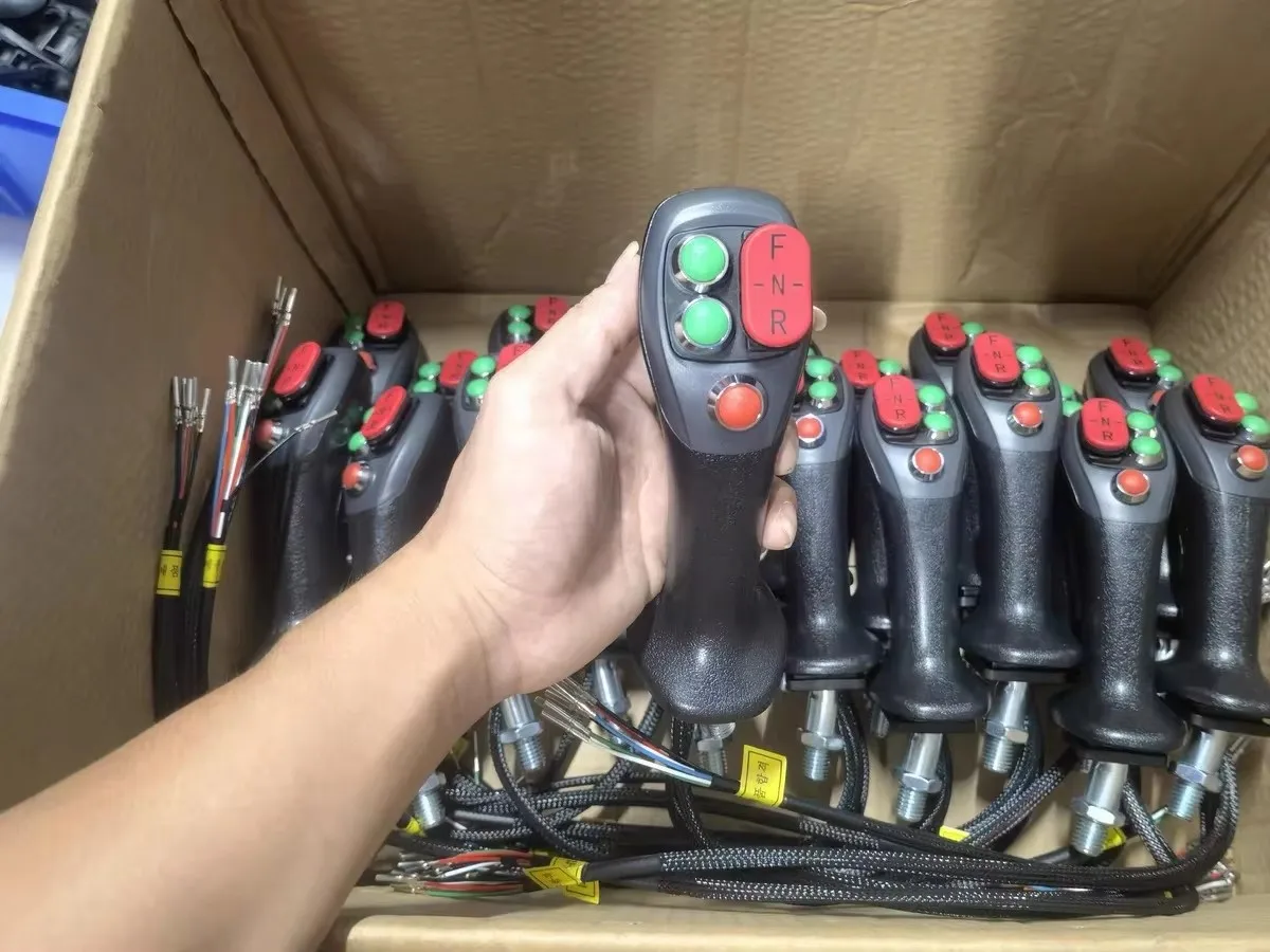 3 Buttons with FNR Switch Loader Shovel Hydraulic Pilot Multifunctional Handle