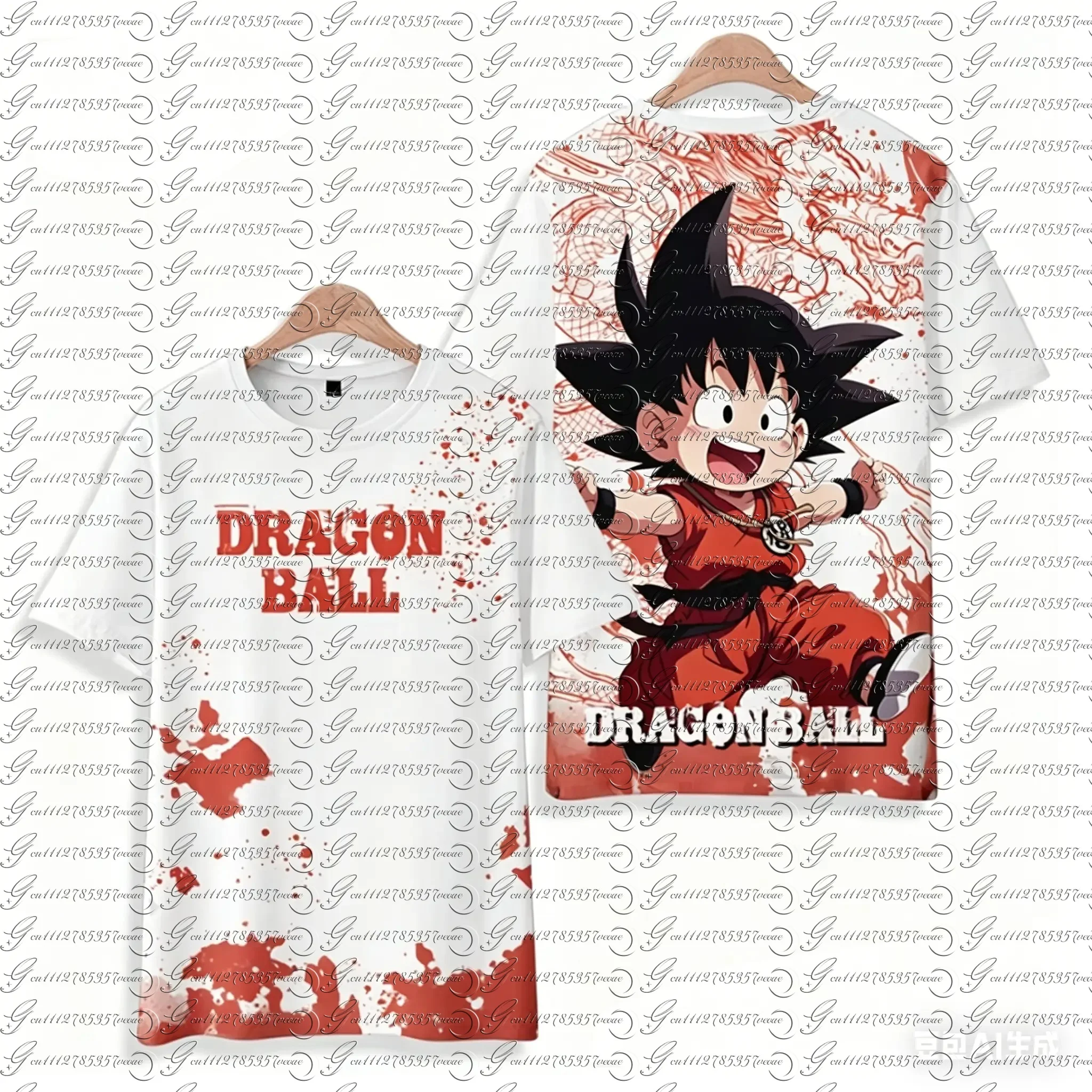 

Футболка для всей семьи с 3D-принтом по лицензии Dragon Ball 2026, размеры S-6XL, рост 90-160 см, аниме-тренд, Гоку, Вегета, приятная к телу, для родителей и детей