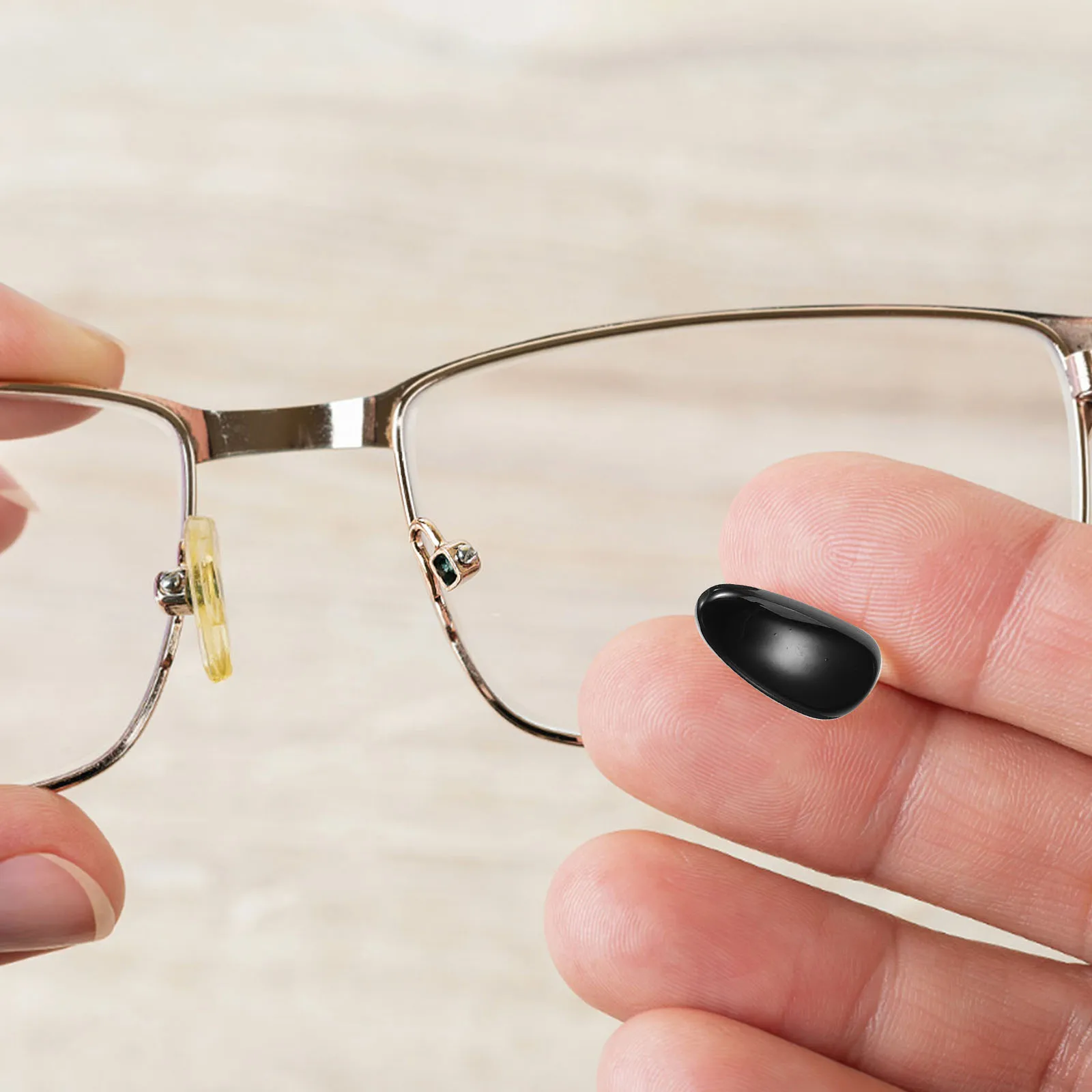 

10 Pairs Belt Nose Tray Metal Accessories Work Glasses Pads Nasal Eyeglass Cushions