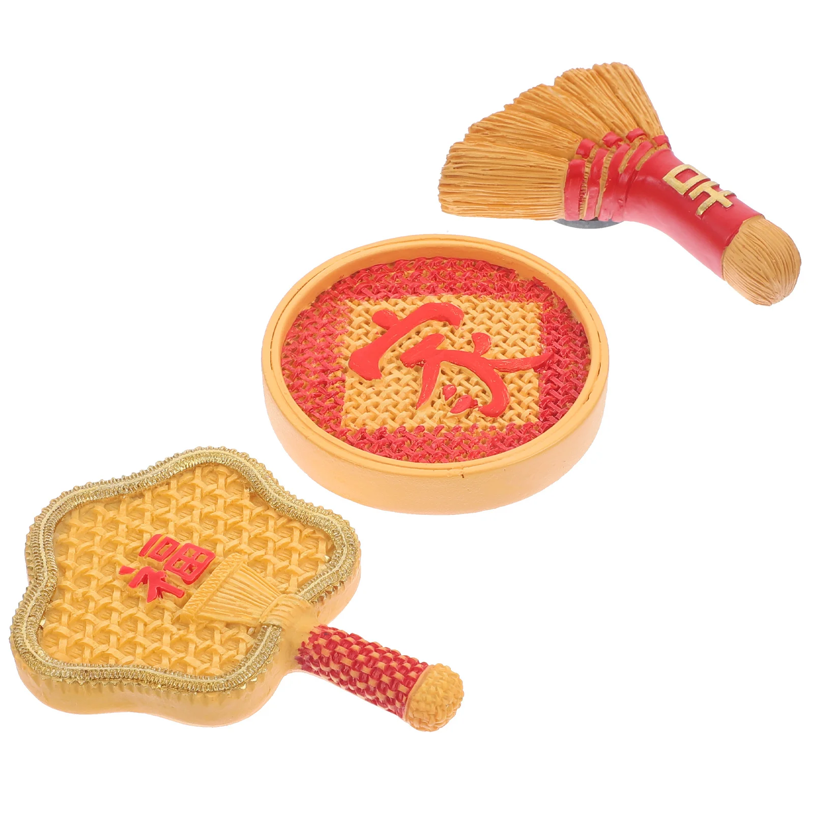 

3Pcs Broom Magnet Refrigerator Fridge Sticker Adsorption Safe for Furniture Surface Housewarming New Year Party Decor