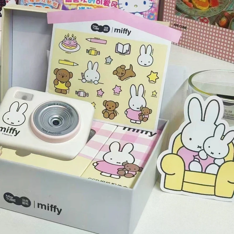 Miffy CCD Camera 68 Million Pixels 180 Degree Flip Screen Built In Led Fill Light 10 Filter No Memory Card Girl's Birthday Gift view 6