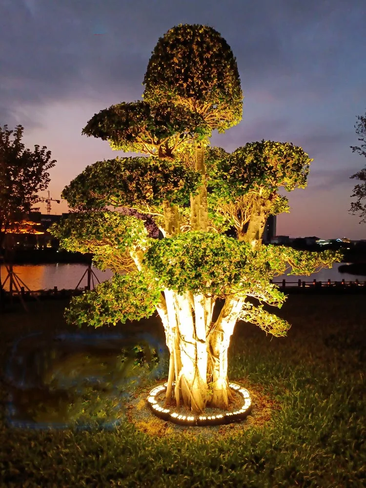 Abraço árvore lâmpada atirar árvore lâmpada ao ar livre à prova dwaterproof água paisagem pátio iluminação jardim pátio led ao ar livre holofotes jardim gramado