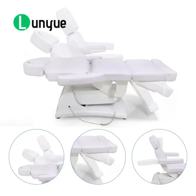 Electric Facial Bed 3/4 Motor Adjustment Hydrotherapy Massage Table for Aesthetic Medicine Beauty Spa Treatment
