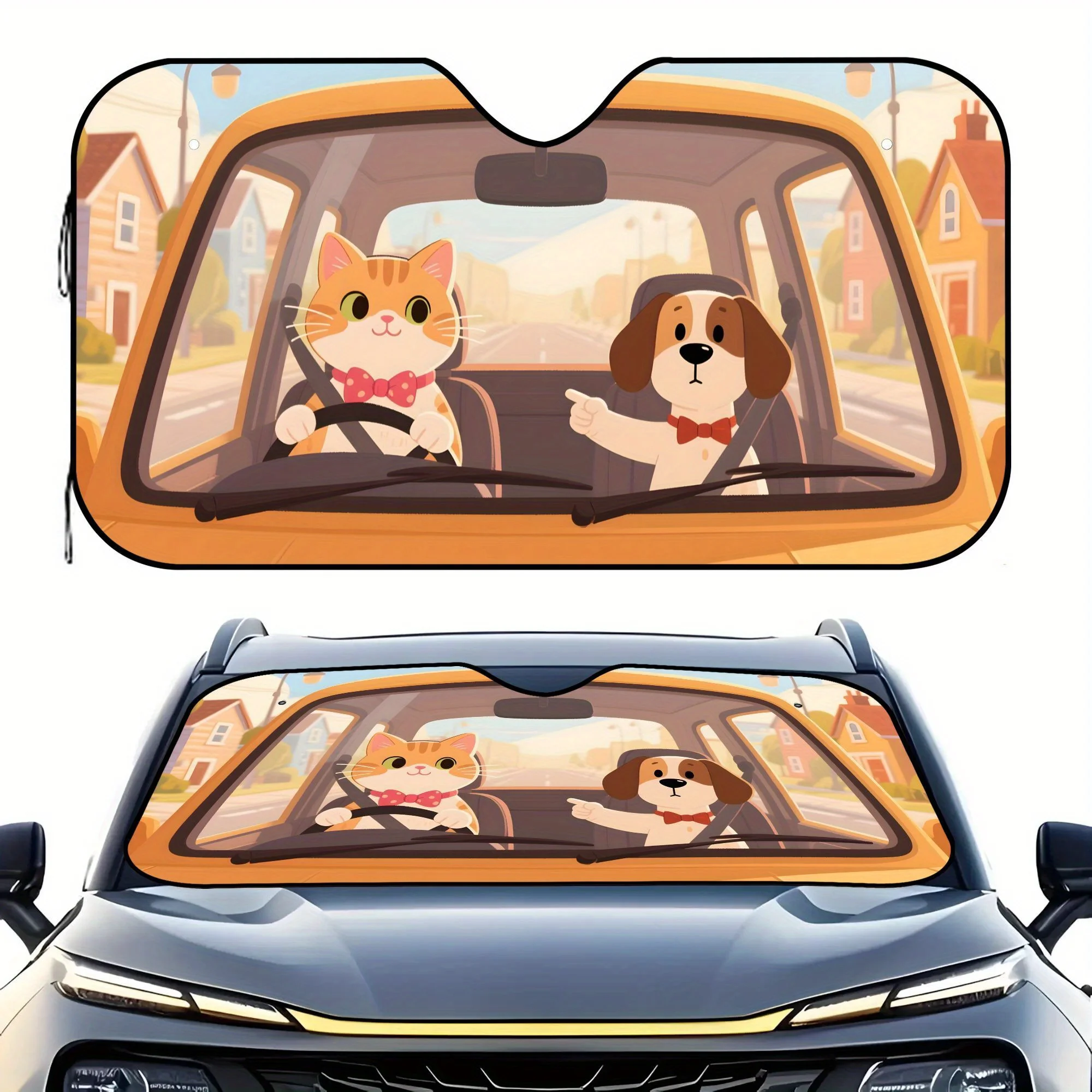 

Солнцезащитный экран для автомобиля для кошек и собак, 1 шт., автомобильный солнцезащитный экран, летний солнцезащитный экран для окон, теплоизоляционное и охлаждающее устройство.