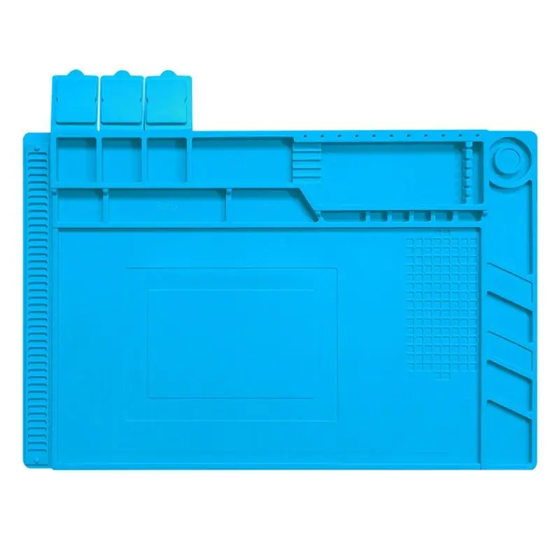 

[NEW!A93G】 Motherboard ESD Antistatic Silicone Soldering Mat Heat Insulation Electronics Phone Repair Maintenance Working Pad S1