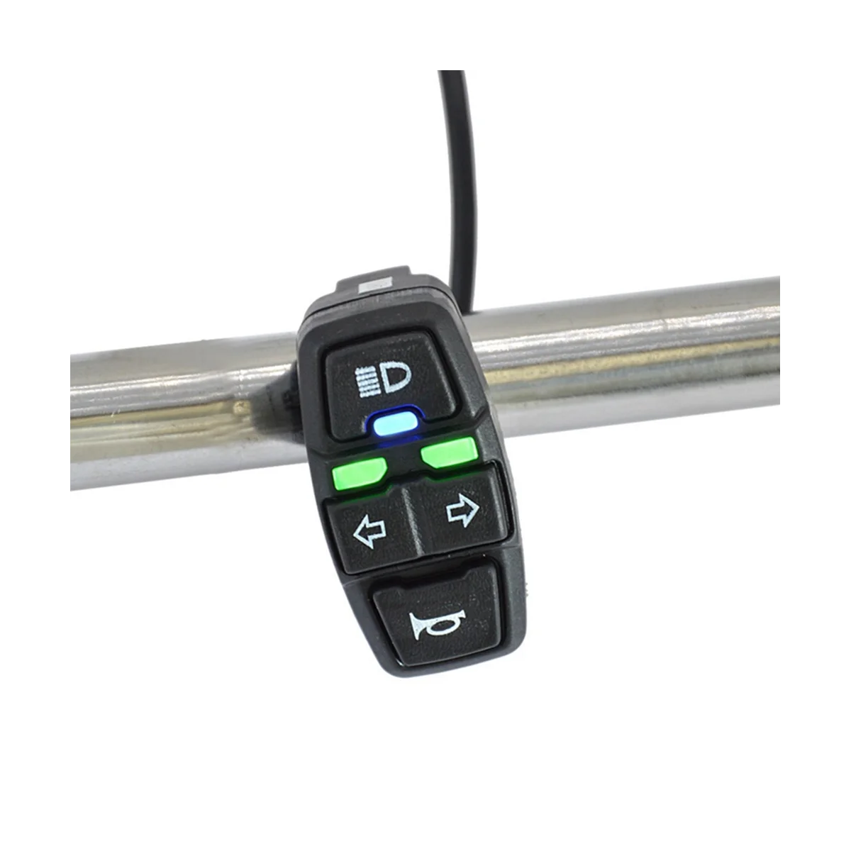 Switch Electric Vehicle Three-In-One Switch Mountain Bike Scooter Horn Headlight Turn Switch Button Six-Core 36V