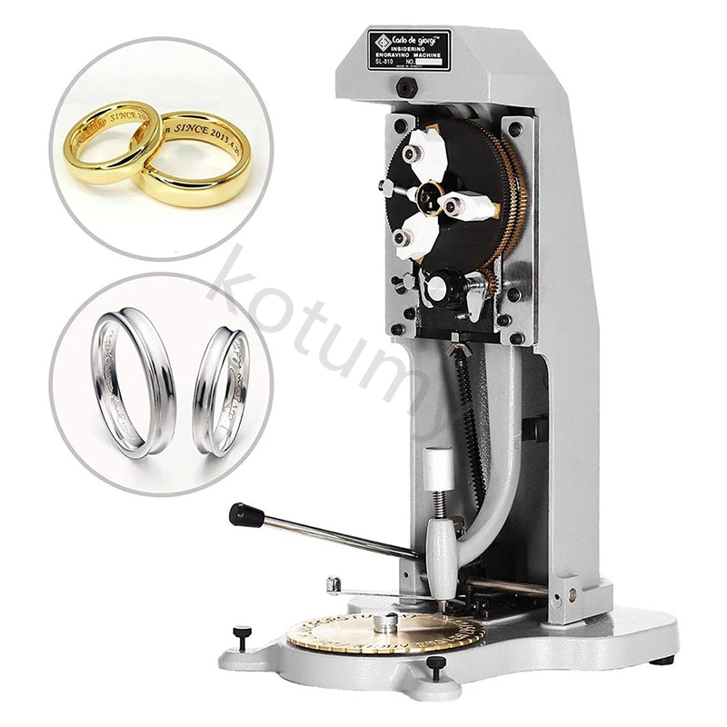 Inside Ring Engraver Stamper With Two Faces Standard Letter Block Inside Ring Engraving Machine Jewelry Making Tools