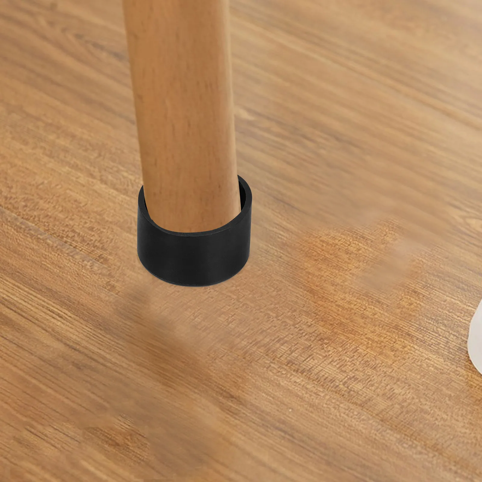 

12Pcs 22Mm Round Black Rubber Caps Chair Leg Floor Protectors for Hardwood Non Slip Furniture Legs Cover Outdoor Indoor