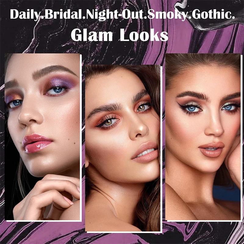 18 色アイシャドウパレットアイメイクパレットマットチャーミングシマーメイクグリッタースモーキーアイシャドウパウダー化粧品