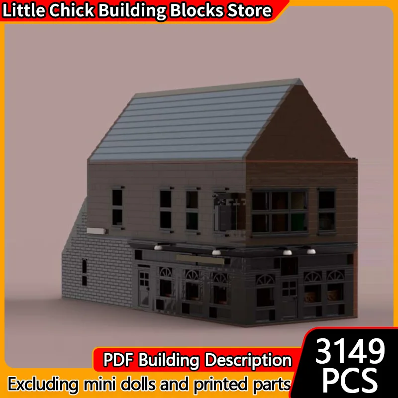

Popular TV Series Model MOC Building Bricks TV Drama Scene Tavern Modular Technology Children Holiday Gifts Assemble Toys Suit