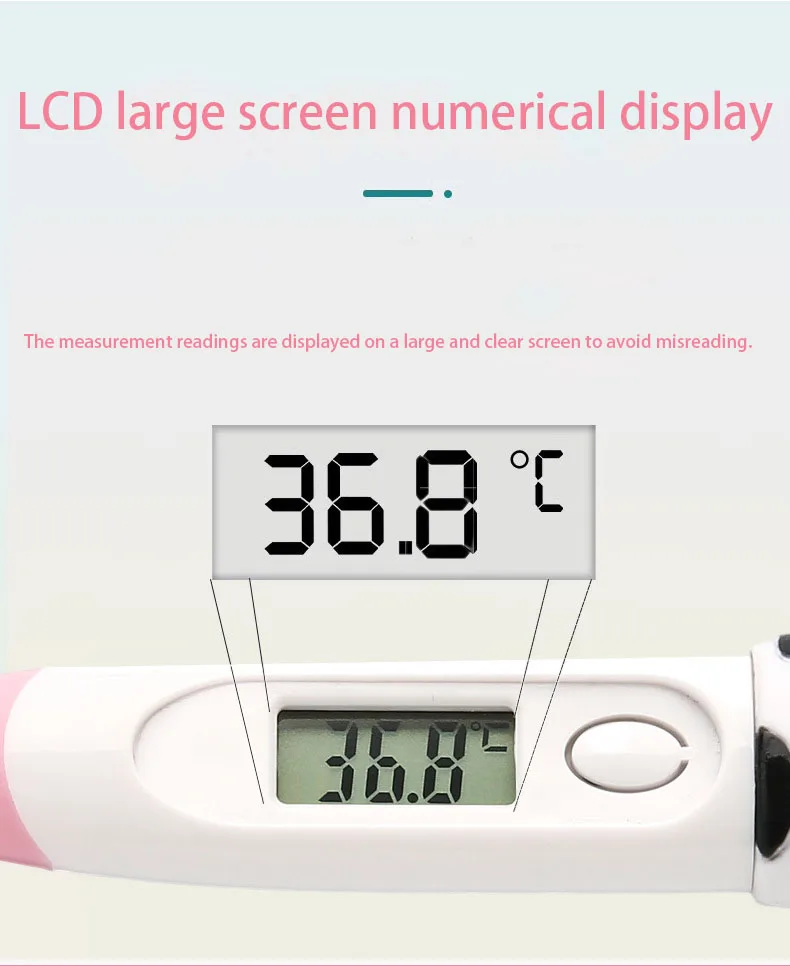 Cartoon portable  Electronic Thermometer products Safe Wet Dry Veterinary accessories  Pet Medical Equipment Tool supplies