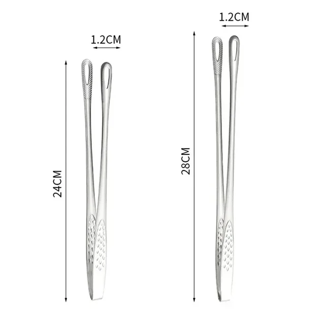 24/28cm BBQ Grill Meat Tongs Stainless Steel Grill Tongs Barbecue Clip Kitchen Meat Cooking Utensils Barbecue Cooking Clamp Tool 6 24/28cm BBQ Grill Meat Tongs Stainless Steel Grill Tongs Barbecue Clip Kitchen Meat Cooking Utensils Barbecue Cooking Clamp Tool 6