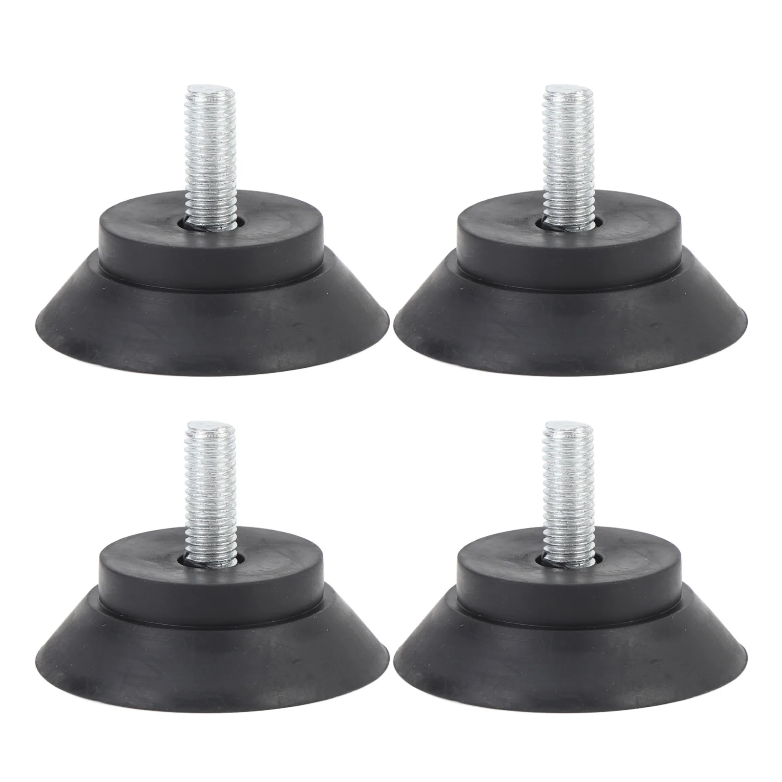 4 stuks zuignap rubberen voetjes met schroef antislip zuignapvoeten voor meubels fitnessapparatuur