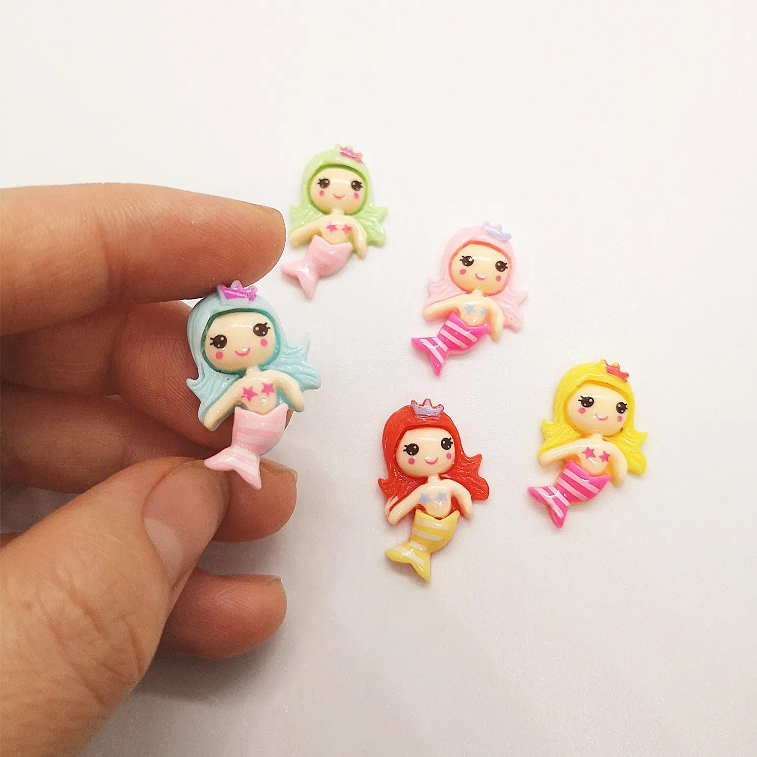 10 Stück Diy Resin Home Decor Kawaii Ocean Charms Serie Shell Pearl DecorCute Phone Case Zubehör – Detail 14
