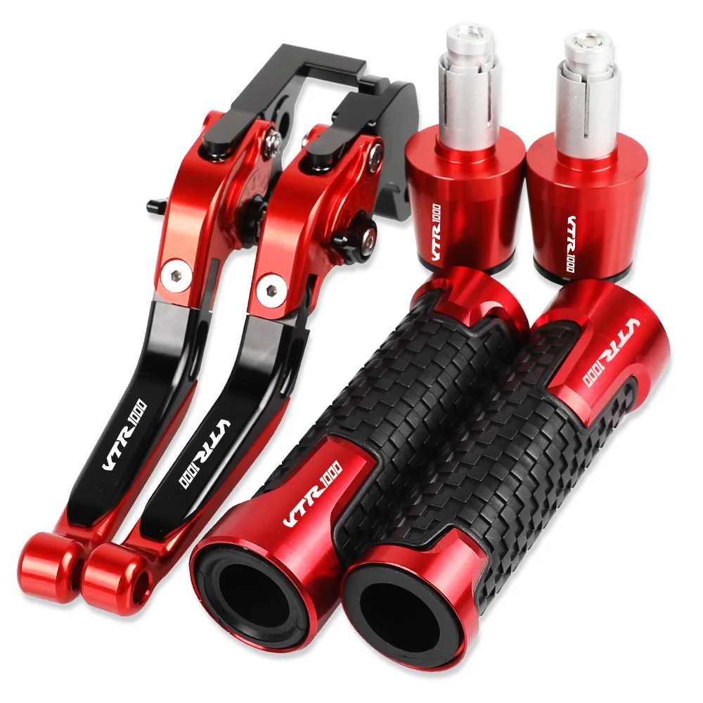

For HONDA VTR1000 FIRESTOM 1997 1998 1999 VTR 1000 FIRESTOM Motorcycle Aluminum Brake Clutch Levers Handlebar Hand Grips ends