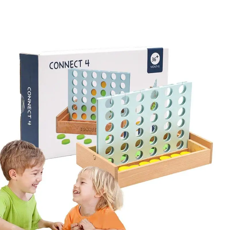 

Game Foldable Line Up 4 Toys For Children Kids Board Games 2 Player Indoor Outdoor Educational Games Family Board Game For Kids