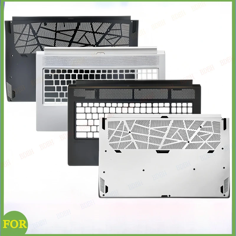 BDBHNew For MSI Creator P75 GS75 MS-17G1 MS-17G2 MS-17G3 Laptop Upper Case Palmrest /Bottom Base Cover 3077G1D512 7G3C211