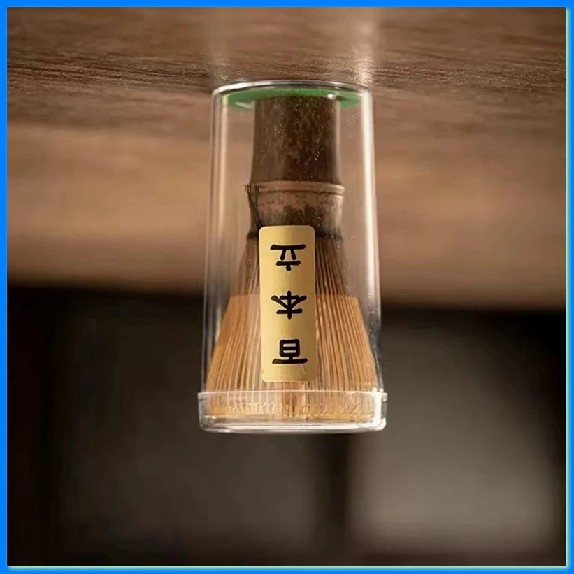 Bamboo Matcha Green Tea Powder Whisk Teaware Japanese Ceremony Bamboo Chasen Tea Tool Tea Brush 80 Prongs-A57M