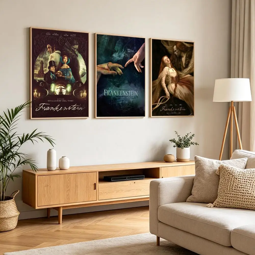 Horror Movie F-Frankenstein Poster Print Art Pictures Home For Living Room And Bedroom Wall Decor Frameless Painting