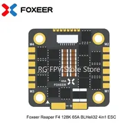 Foxeer Reaper F4 128K 65A BL32 BLHeli32 4in1 9~40V 3-8S ESC 30.5*30.5mm M3 DShot1200 For FPV Racing Drone