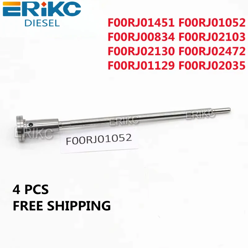 

ERIKC 4 PCS F00RJ01451 F00RJ01052 F00RJ00834 F00RJ02103 F00RJ02130 F00RJ02472 F00RJ01129 F00RJ02035 Diesel Injector Valve