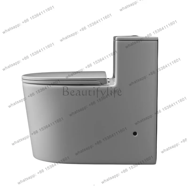 Series straight flush integrated wall household toilet sewage pipe displacement with trap special
