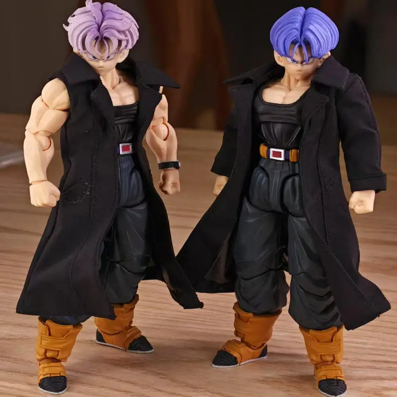 

For Dragon Ball Clothes Series Figures Majin Trunk Super Saiyan Trunks Suit Clothes Windbreaker Accessories Shf Toy No Figure