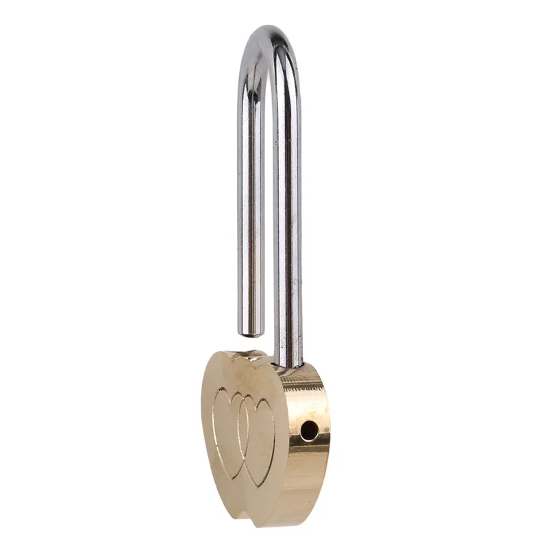 40mm Love lock tourist attraction wishing lock concentric lock wedding lock cannot be opened Engraved Double Heart Lock
