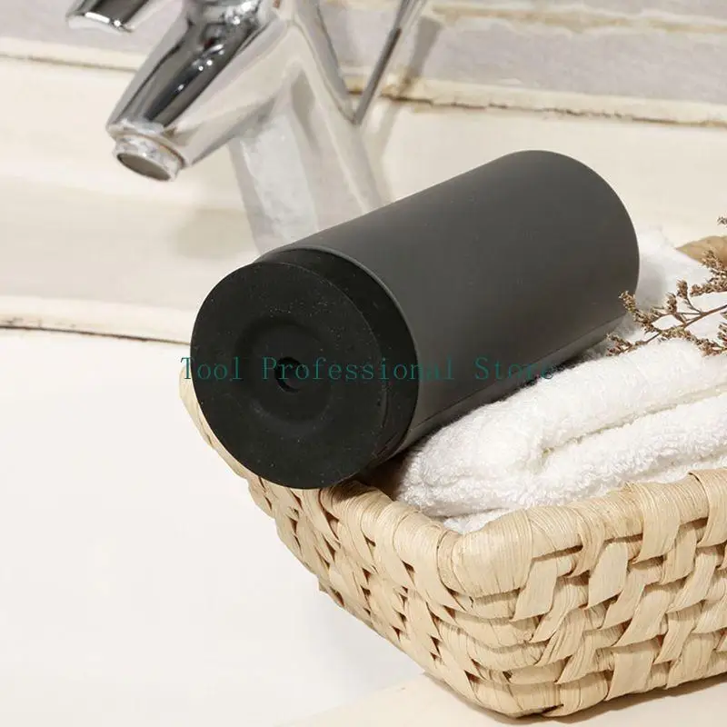 

57QF for Grey Hand Soap Dispenser Kitchen and Bathroom Countertop Dispenser 6x14.2cm