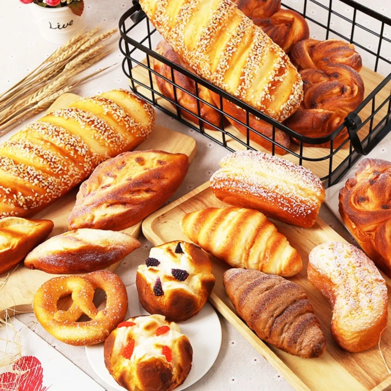 PU Künstliches Brot Simulationsmodell Falscher Donut Heimdekoration Konditorei Schaufensterdekoration Fotografie-Requisiten Tischdekoration