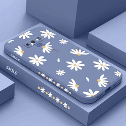 Note 9 White Sunflower Silicone Phone Case For Samsung Galaxy Note9 Shatterproof Camera Protection Galaxy Note9 Soft Back Cover