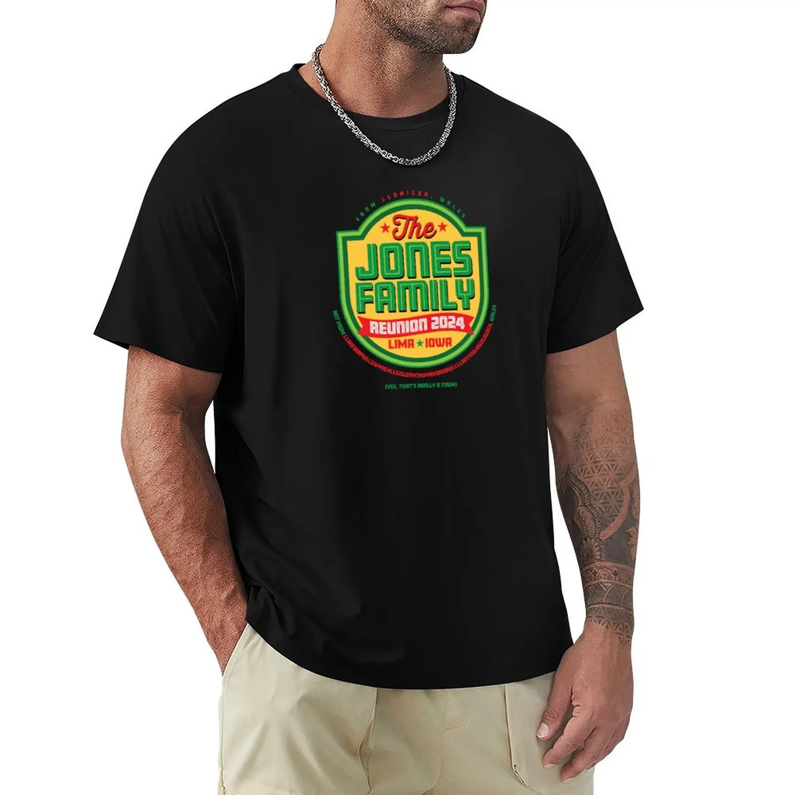 Jones Reunion 2024 at Lima Iowa T-Shirt UV Protection Outdoor Tee Shirt