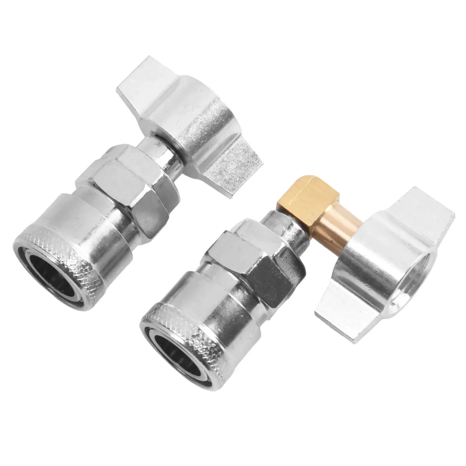 2pcs/set Truck Dust Blower Pneumatic Connector Straight Elbow Integrated Connection Home Decoration Hardware Tool Accessories