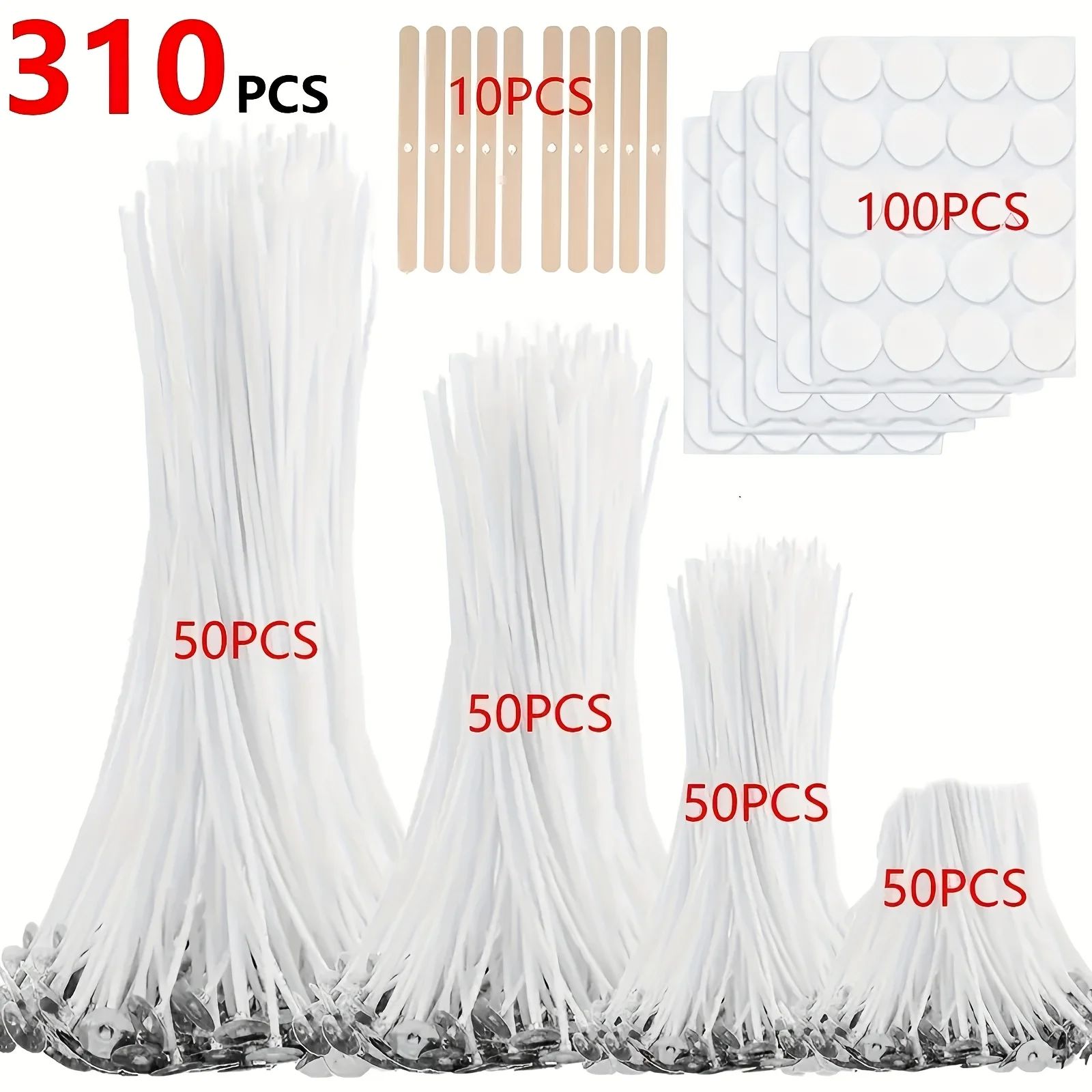 310pcs Candle Wick Set, 1