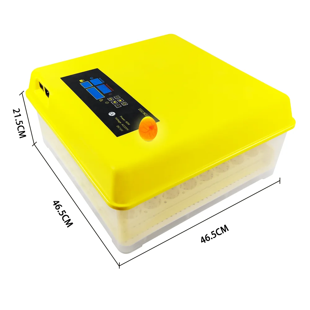 CE certificate Mini egg incubator 56 chicken eggs incubator egg incubator works with electricity and solar energy