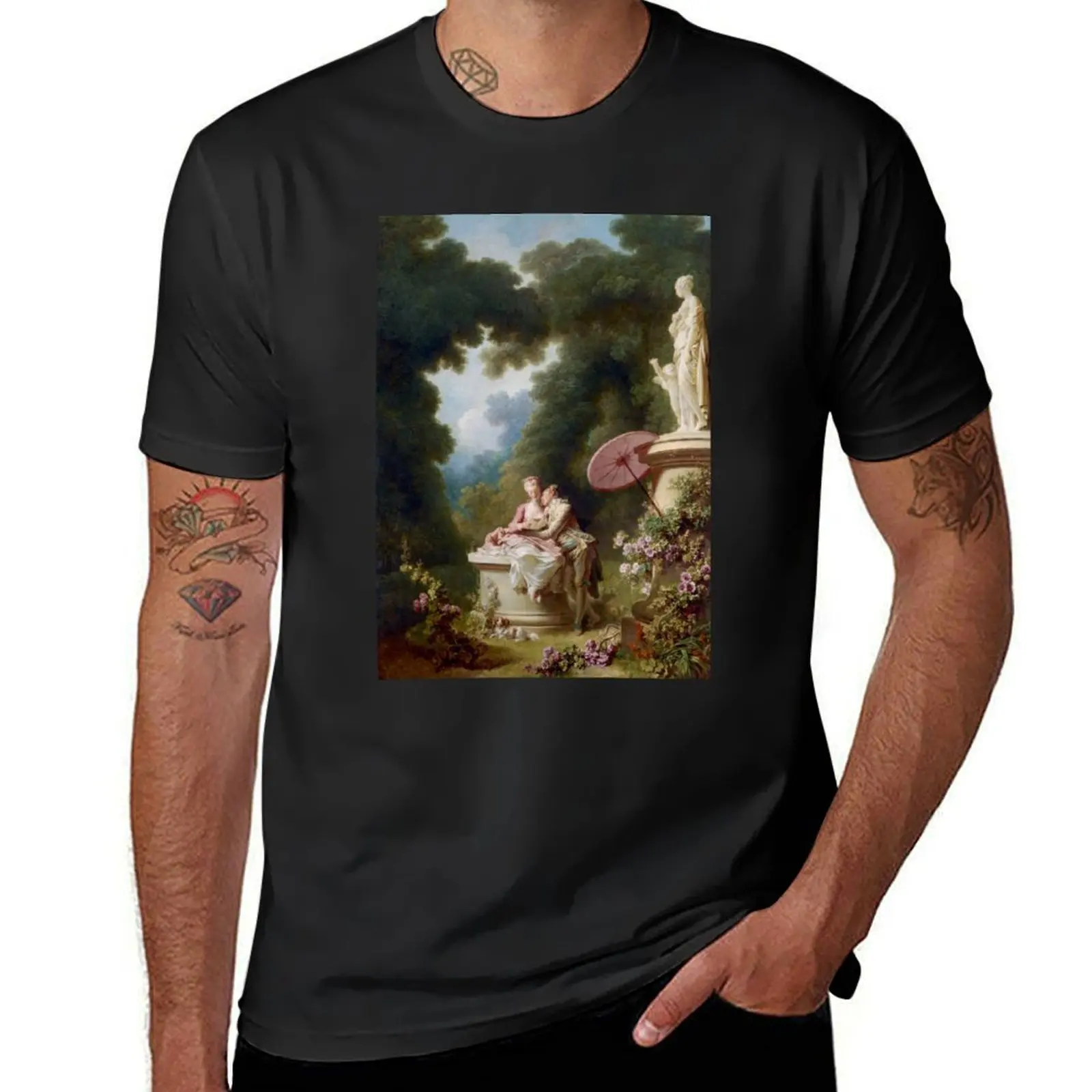 

The Progress of Love: Love Letters Jean Honoré Fragonard T-Shirt customs design your own plain heavy weight t shirts for men