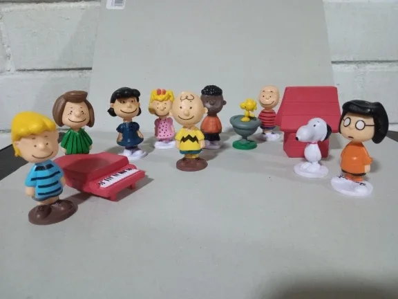 Japan Cartoon Erdnüsse Snoopy Charlie Sally Woodstock Mini Figur Modell Spielzeug Miniatur Kuchen Menschen Sammlung Requisiten Geburtstag Geschenk – Detail 8