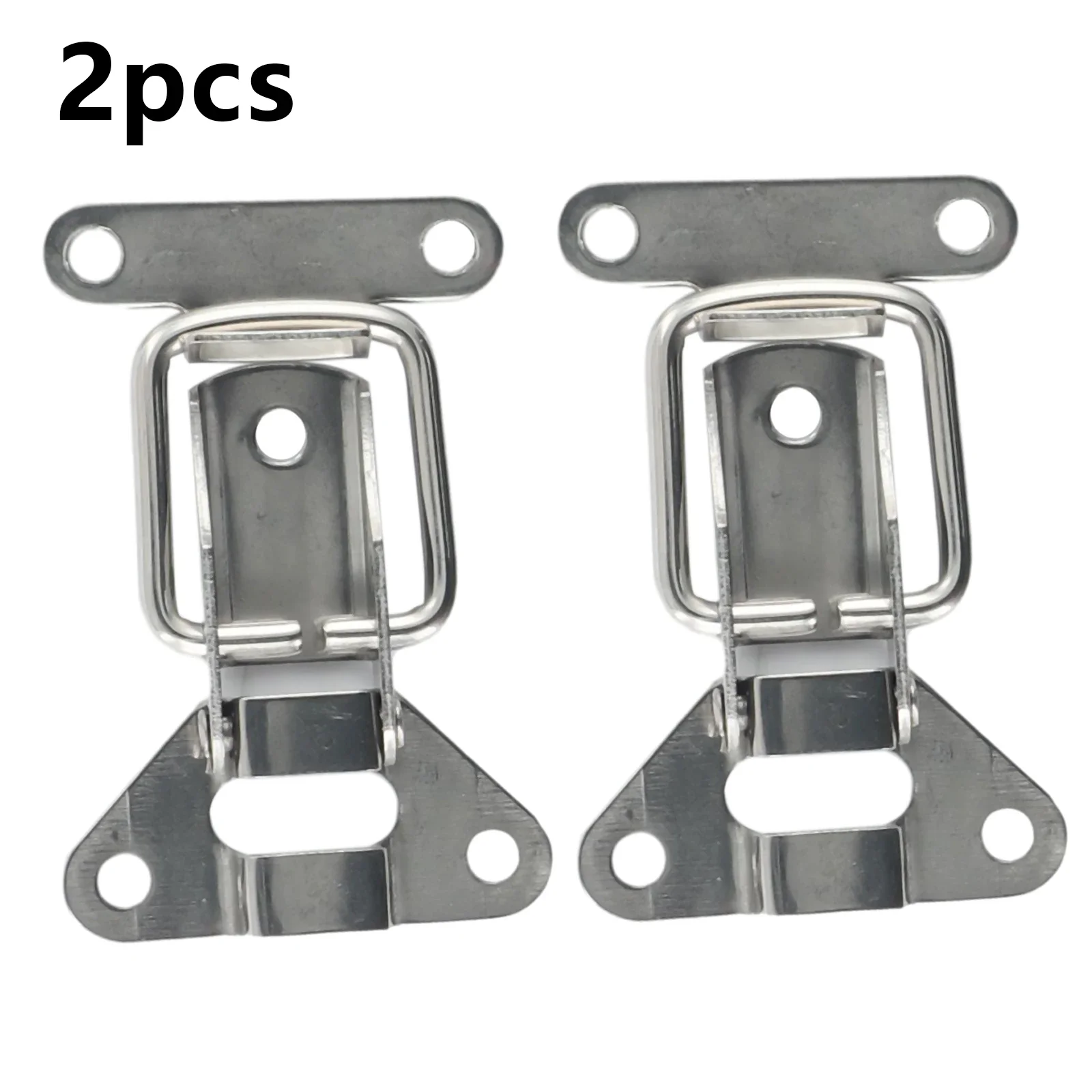 Aço inoxidável bloqueio trava para caixas de jóias, bloqueio Hasps, Metal Toggle, fecho de trava, colar, 2pcs