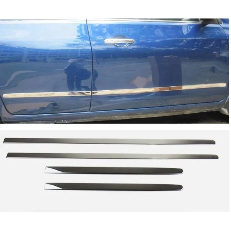 For Skoda RAPID Car Door Body Side Molding Trim Cover Protector Strip Scuff Guard Car Accessory