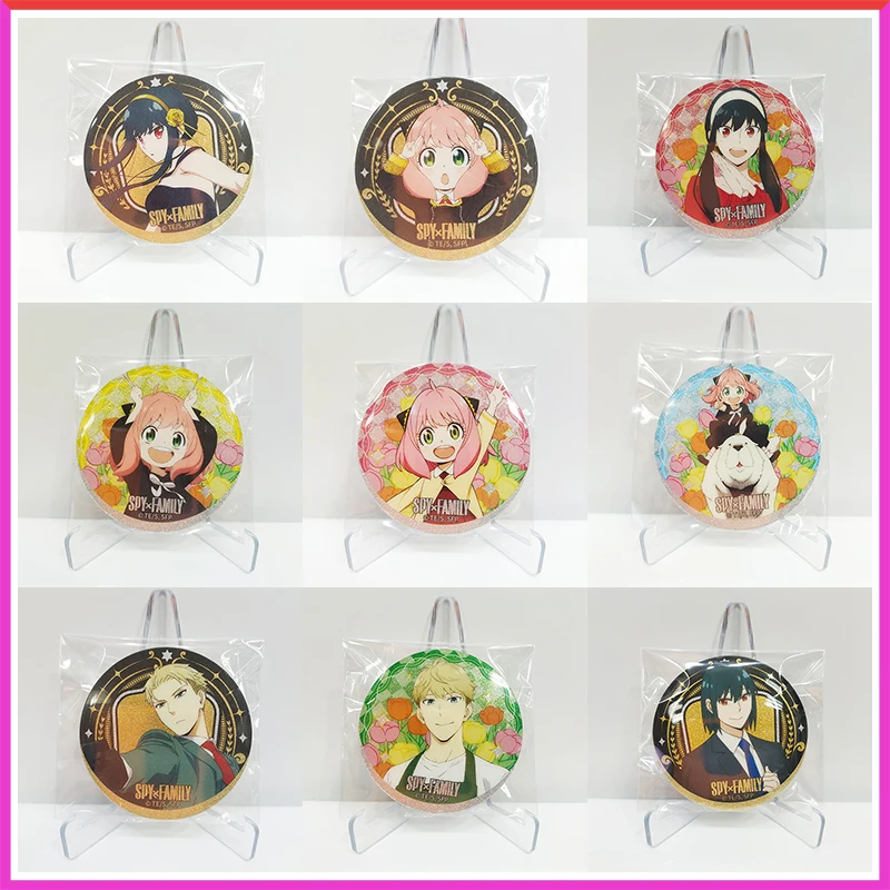 

Anime Goddess Story Rare Refraction Game Badge Yor Forger Twilight Anya Forger Toys for boys Collectible Cards Birthday Present