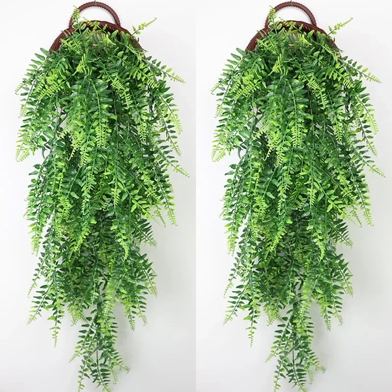 160/80 سنتيمتر نبات اصطناعي اللبلاب جارلاند العشب الفارسي السرخس يترك فاينز الجدار الشنق أكاليل لحفل زفاف ديكور حديقة المنزل #2