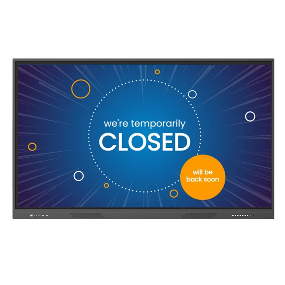 

55-Inch Interactive Smart LCD Display Touch Screen Flat Panel Digital LED Backlight for Office Meetings